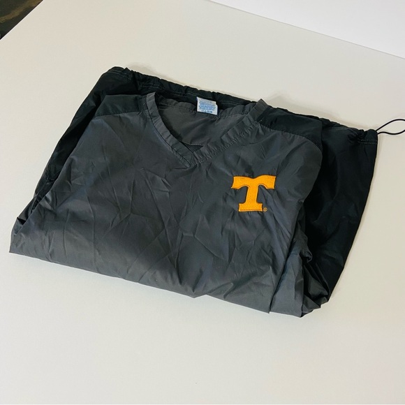 NCAA Tennessee Vols Black/Grey Windbreaker Jacket Mens Small - Picture 9 of 9